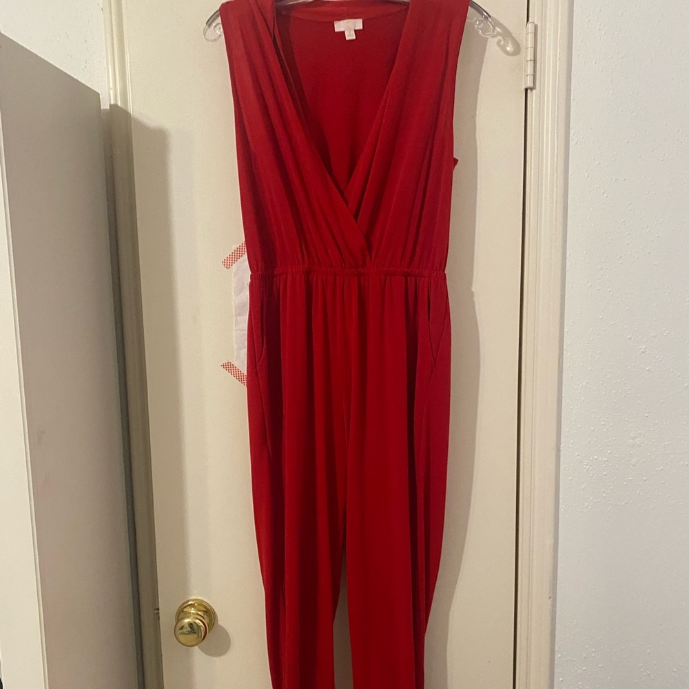 red romper